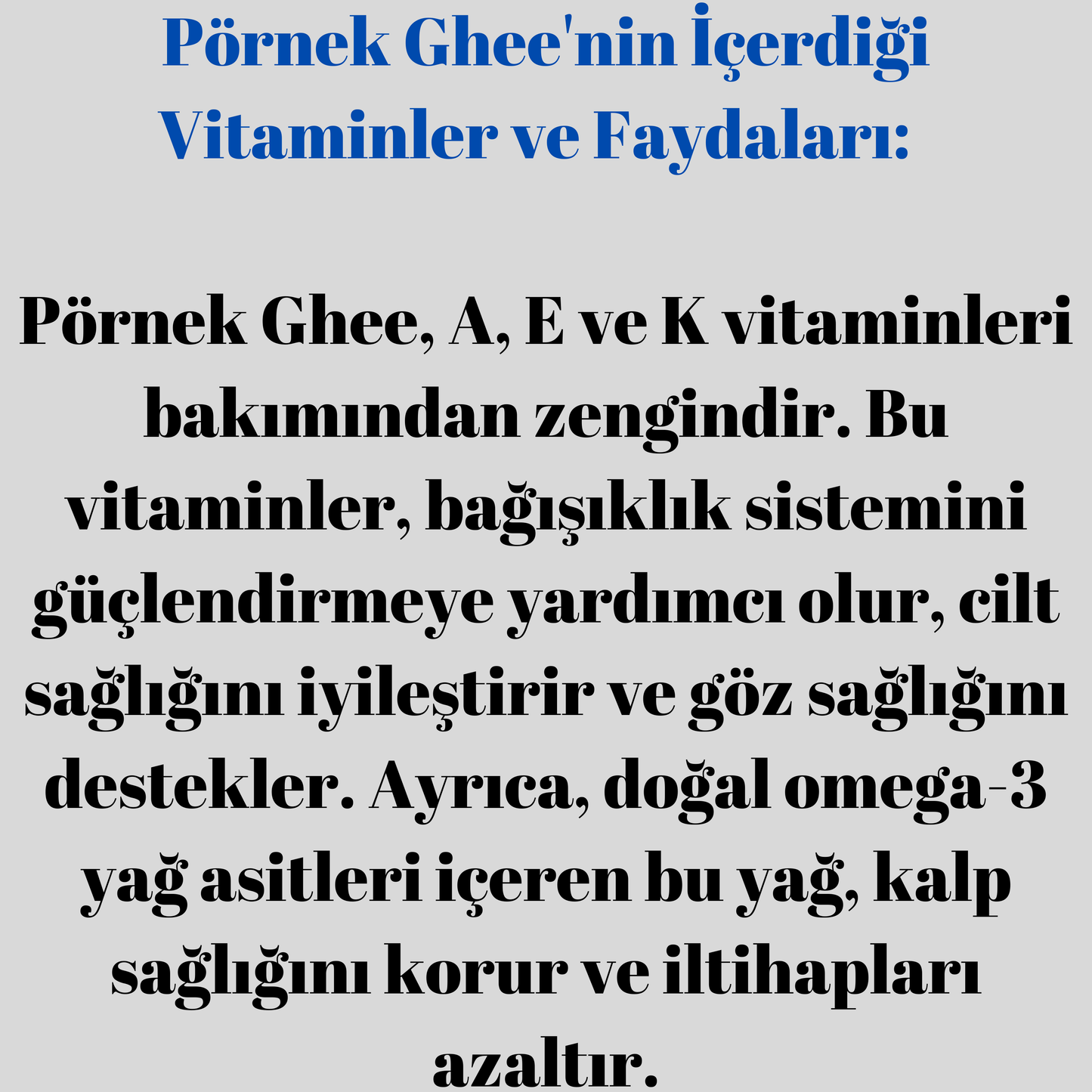 A2 LAKTOZSUZ GHEE SADE YAĞ/ %100 GELENEKSEL YÖTEMLE AYRIŞTIRILMIŞ SAF YAĞ